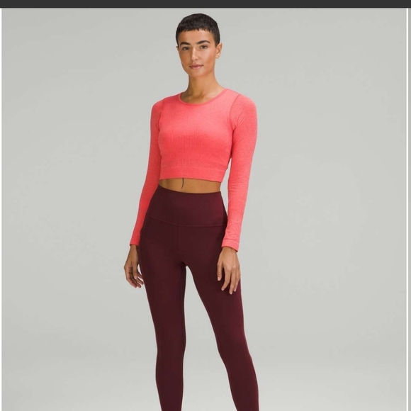 Lululemon Ebb To The Street Long Sleeve Shirt Size 6 - Picture 2 of 16